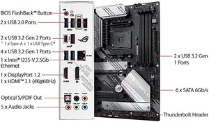 AMD Ryzen 5 5600X Desktop Processor 6-core 12-Thread Up to 4.6GHz Unlocked with Wraith Stealth Cooler Bundle with ASUS ROG Strix B550-A AMD AM4 Zen 3 Ryzen 5000 ATX Gaming Motherboard