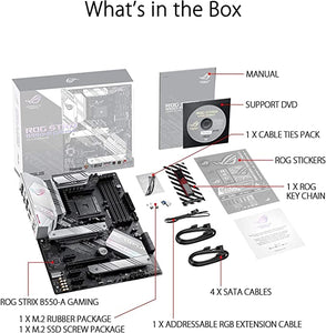 AMD Ryzen 5 5600X Desktop Processor 6-core 12-Thread Up to 4.6GHz Unlocked with Wraith Stealth Cooler Bundle with ASUS ROG Strix B550-A AMD AM4 Zen 3 Ryzen 5000 ATX Gaming Motherboard