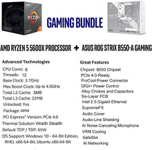 Load image into Gallery viewer, AMD Ryzen 5 5600X Desktop Processor 6-core 12-Thread Up to 4.6GHz Unlocked with Wraith Stealth Cooler Bundle with ASUS ROG Strix B550-A AMD AM4 Zen 3 Ryzen 5000 ATX Gaming Motherboard