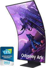 Load image into Gallery viewer, SAMSUNG Odyssey Ark 55-Inch Curved Gaming Screen, 4K UHD 165Hz 1ms (GTG) Quantum Mini-LED Gamer Monitor w/Cockpit Mode, Sound Dome Technology, Multi View, HDR10+ (S55BG970NN) 2022