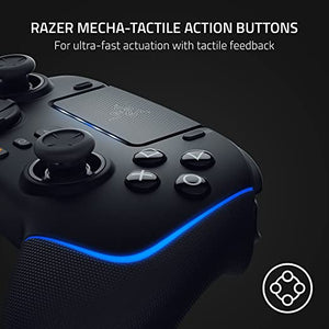 Razer Wolverine V2 Pro Wireless Gaming Controller for PlayStation 5 / PS5, PC: Mecha-Tactile Action Buttons - 8-Way Microswitch D-Pad - HyperTrigger - 6 Remappable Buttons - Chroma RGB   - Black